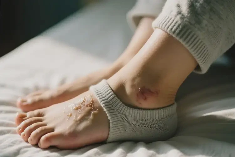 產婦腳上偶爾長濕疹不管它會自己好嗎(圖2)