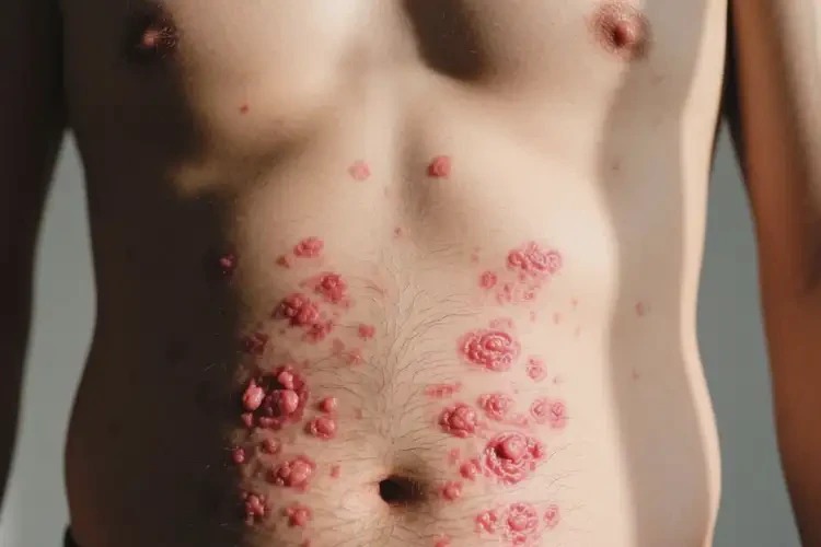 男生肚子經(jīng)常起濕疹不管它會(huì)自己自愈嗎(圖4)