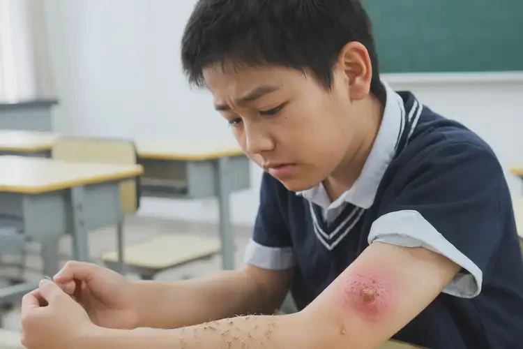 中學(xué)生四肢偶爾起濕疹不管它會自己痊愈嗎(圖4)