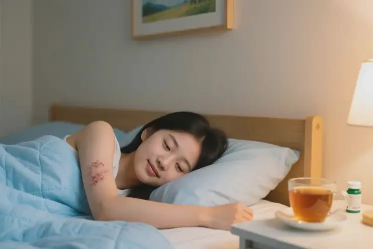 女生身上出現(xiàn)濕疹能夠徹底治愈嗎(圖1)