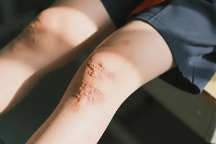 小學(xué)生大腿上偶爾起濕疹能靠自己自愈嗎(圖2)