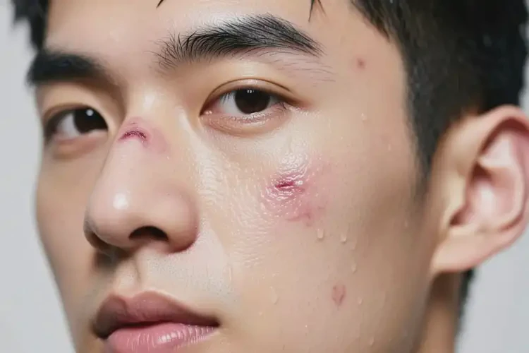 男生臉上出現(xiàn)濕疹能徹底自愈嗎(圖2)