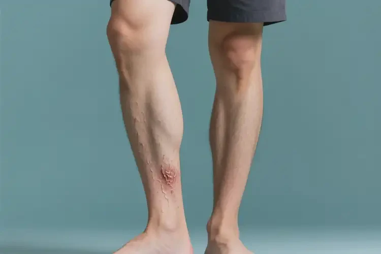 男性小腿出現(xiàn)濕疹可不可以徹底自愈(圖1)