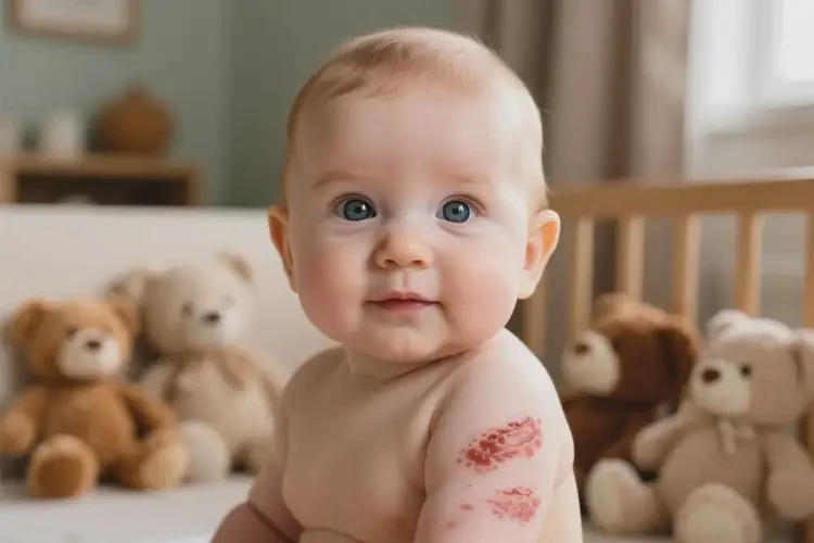 婴儿身上长湿疹不管它会自己痊愈吗(图2)