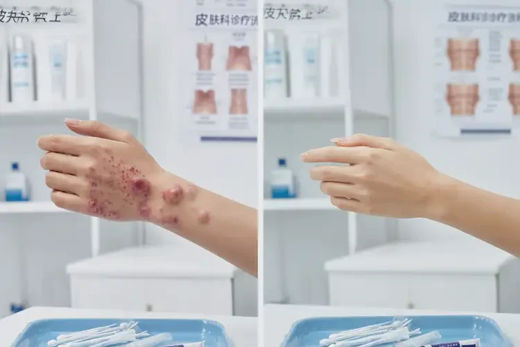 女生手上長濕疹能夠徹底治愈嗎(圖1)