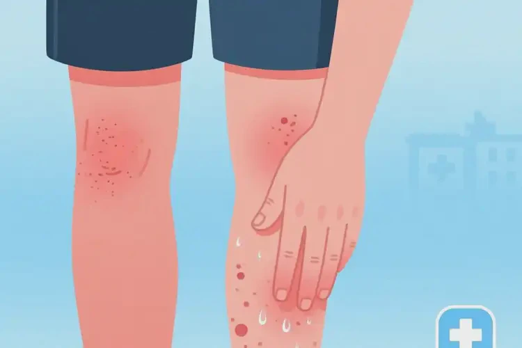 男生小腿上容易長(zhǎng)濕疹不管它會(huì)自己痊愈嗎(圖4)