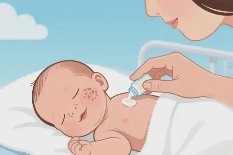 新生儿脸上经常起湿疹能彻底自愈吗(图4)