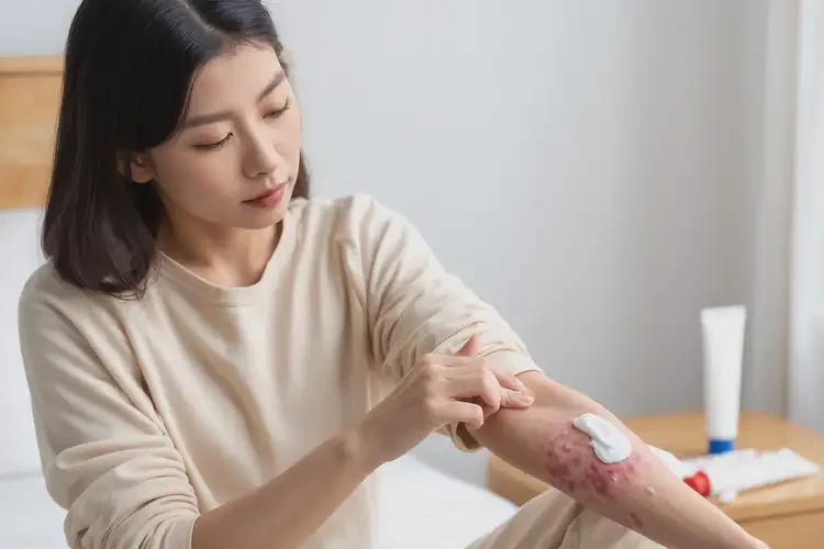 女人手臂起濕疹能徹底自愈嗎(圖2)