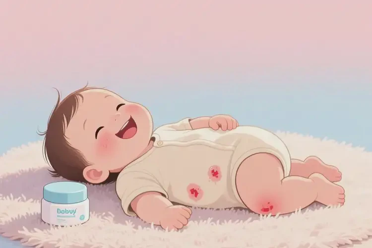 幼兒肚子上有濕疹不管它會(huì)自己好嗎(圖3)