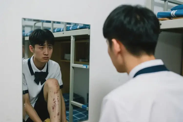 大學(xué)生小腿上偶爾長(zhǎng)濕疹不管它會(huì)自己好嗎(圖1)