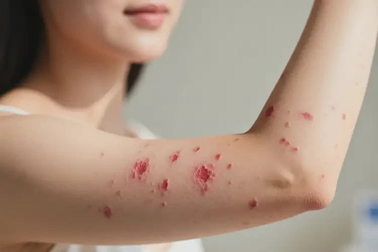 女性手臂容易長(zhǎng)濕疹能靠自己自愈嗎(圖4)