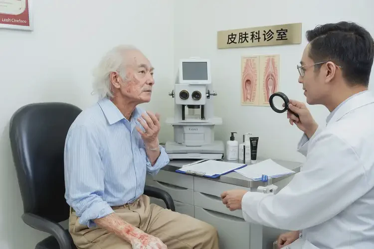 老年人脖子長濕疹不管它會自己痊愈嗎(圖3)