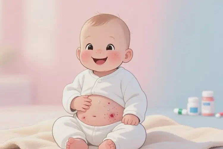 嬰幼兒肚子上容易起濕疹能夠徹底治愈嗎(圖4)