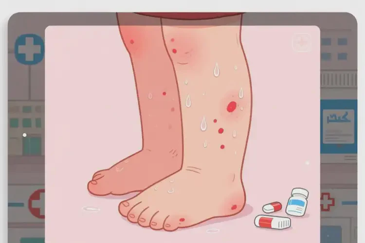 小兒小腿出濕疹能靠自己自愈嗎(圖1)