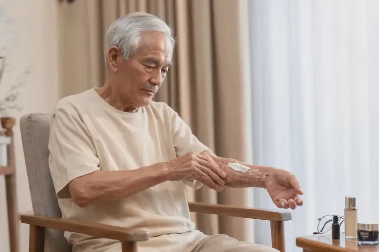 高齡老人四肢容易長濕疹不管它會(huì)自己自愈嗎(圖2)