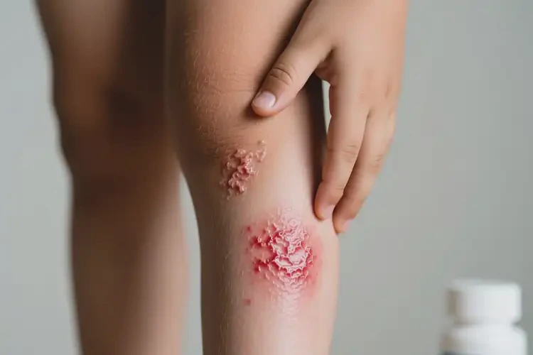 小學(xué)生大腿上偶爾起濕疹能靠自己自愈嗎(圖1)