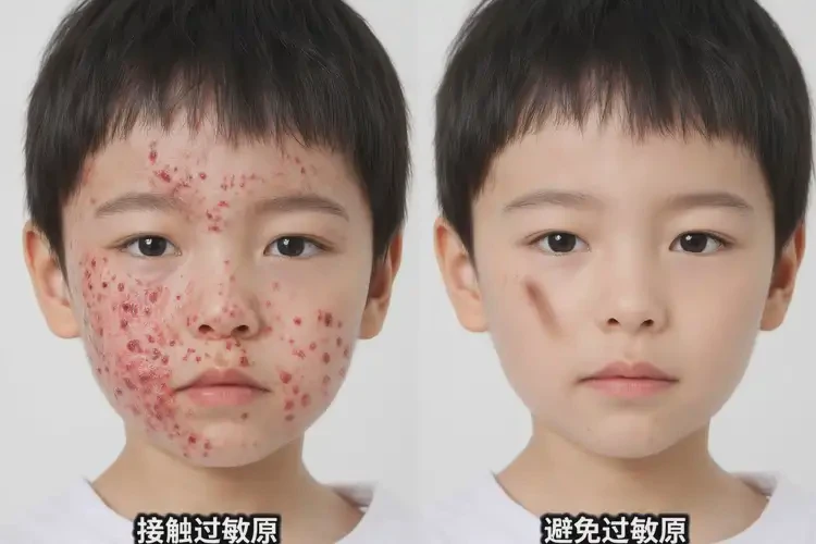 孩子臉上容易起濕疹可不可以徹底自愈(圖3)