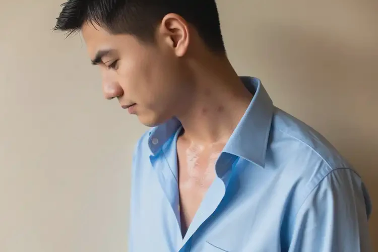 男生身上出現(xiàn)濕疹不管它會(huì)自己好嗎(圖1)