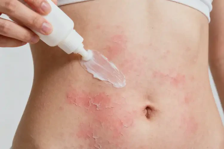 女性肚子长湿疹可不可以彻底自愈(图3)