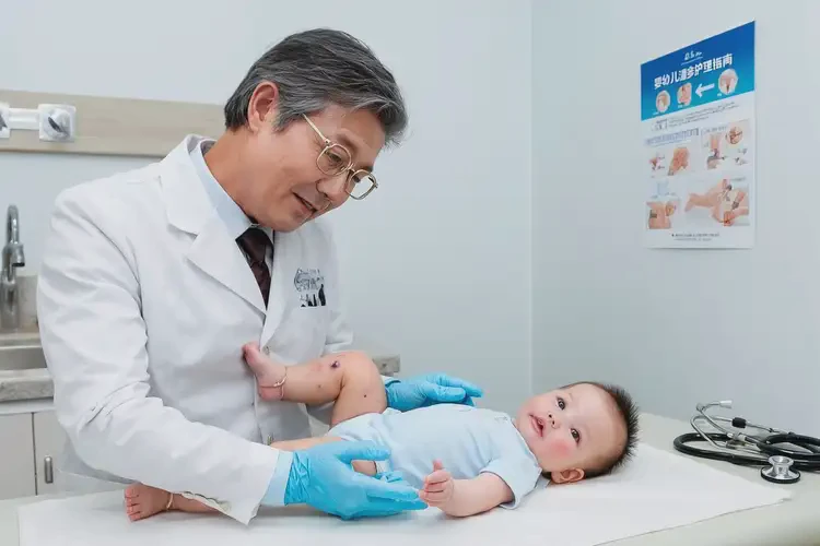 嬰幼兒大腿上經(jīng)常長濕疹不管它會(huì)自己自愈嗎(圖1)