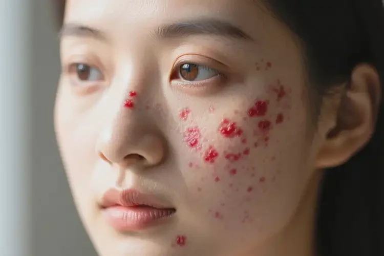 女生面部長濕疹可以徹底自愈嗎(圖4)