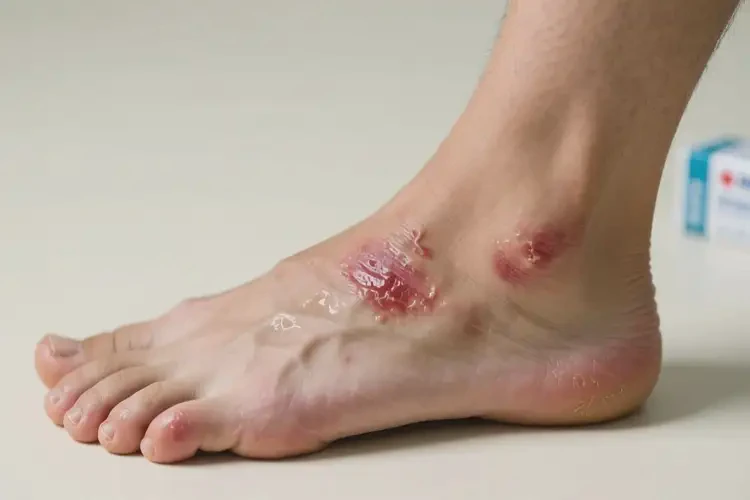 男人脚上有湿疹可不可以彻底自愈(图1)