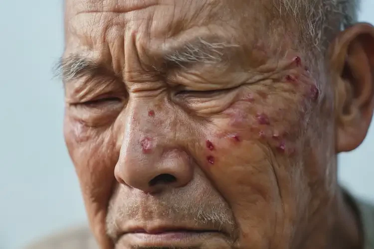 老人臉上長濕疹不管它會(huì)自己好嗎(圖4)