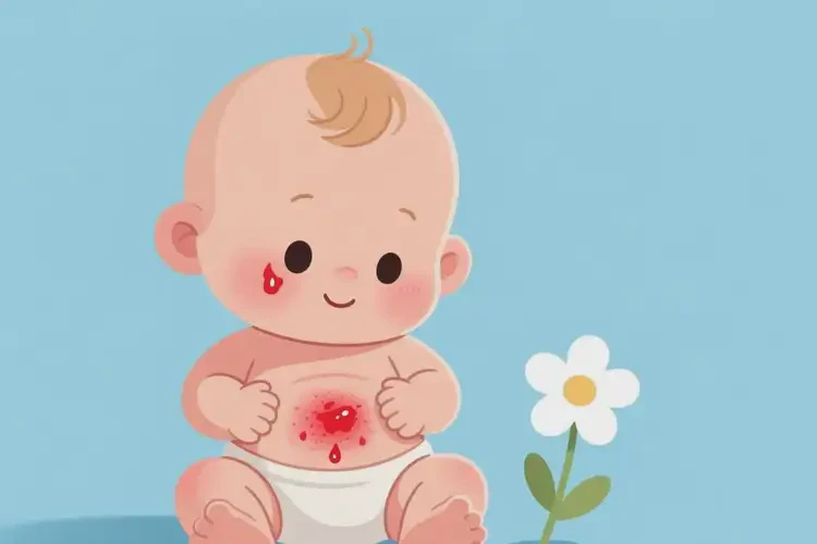 新生兒肚子上容易長濕疹不管它會自己自愈嗎(圖2)