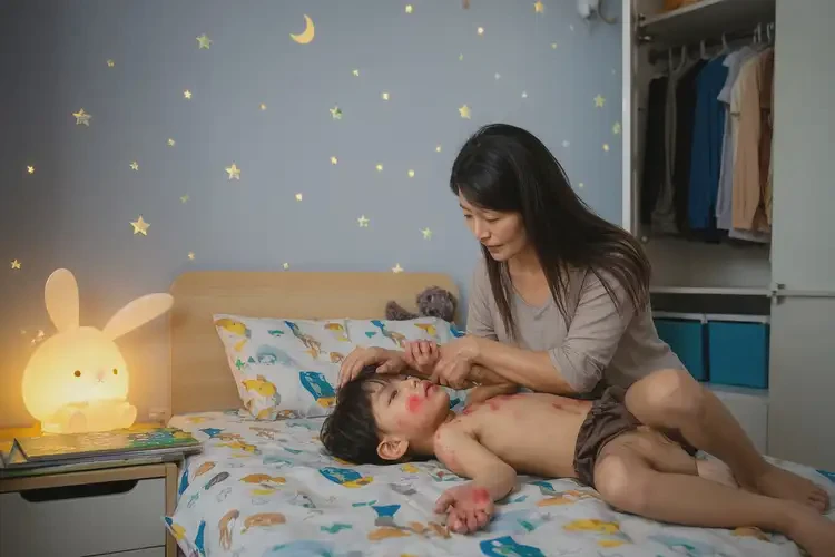 兒童屁股容易起濕疹不管它會(huì)自己痊愈嗎(圖1)