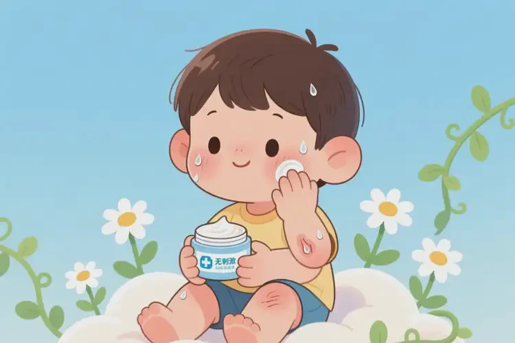 小孩臉上經(jīng)常起濕疹不管它會(huì)自己痊愈嗎(圖3)