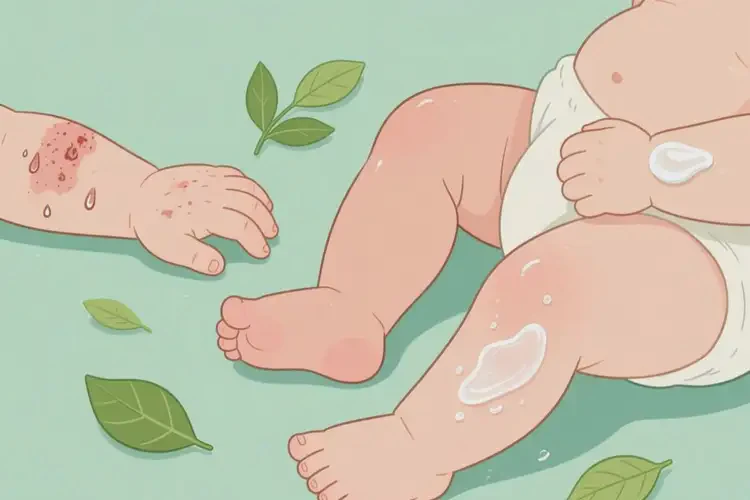 嬰幼兒四肢偶爾起濕疹可不可以徹底自愈(圖1)