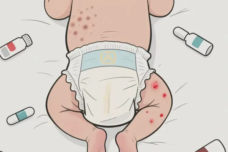 新生兒肛周有濕疹不管它會自己自愈嗎(圖1)