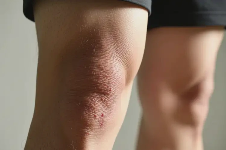 男性大腿出現(xiàn)濕疹能靠自己自愈嗎(圖4)