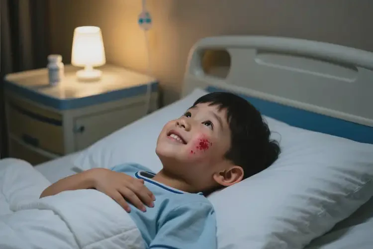 小孩臉上長濕疹能靠自己自愈嗎(圖2)