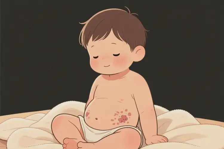 小孩肚子出濕疹不管它會自己好嗎(圖4)