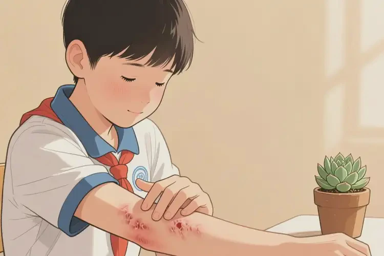 中學生手臂經(jīng)常長濕疹能靠自己自愈嗎(圖3)