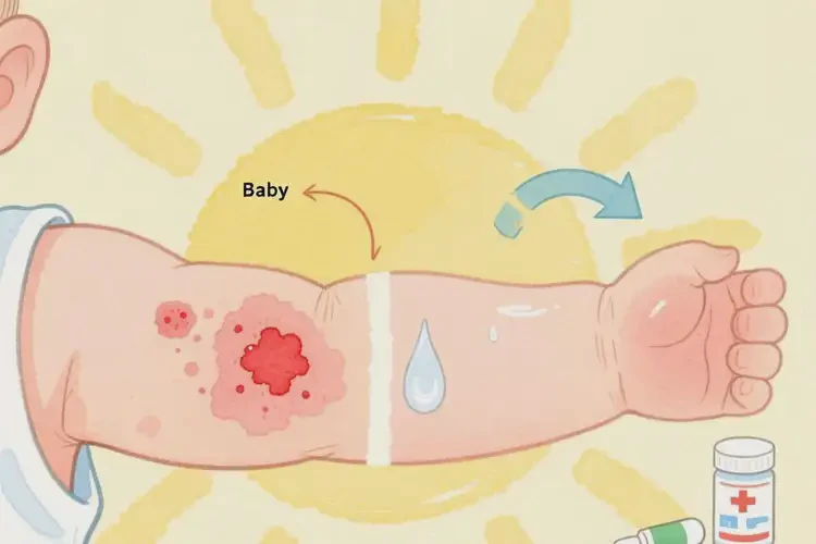 寶寶身上容易起濕疹可以徹底自愈嗎(圖1)