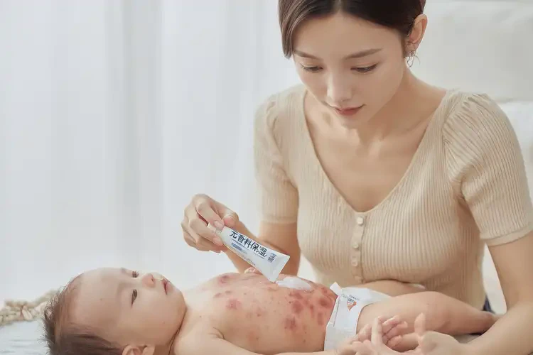 嬰兒肚子上容易起濕疹能靠自己自愈嗎(圖3)