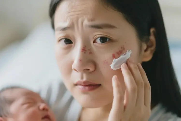 產(chǎn)婦面部長濕疹不管它會自己好嗎(圖2)