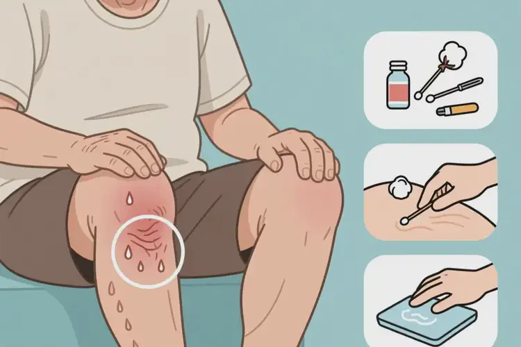 老人大腿偶爾長(zhǎng)濕疹能夠徹底治愈嗎(圖1)