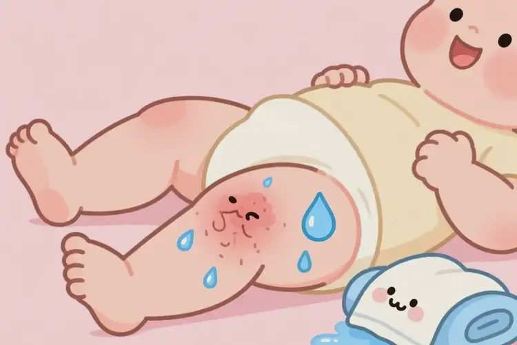 寶寶大腿長(zhǎng)濕疹能夠徹底治愈嗎(圖2)