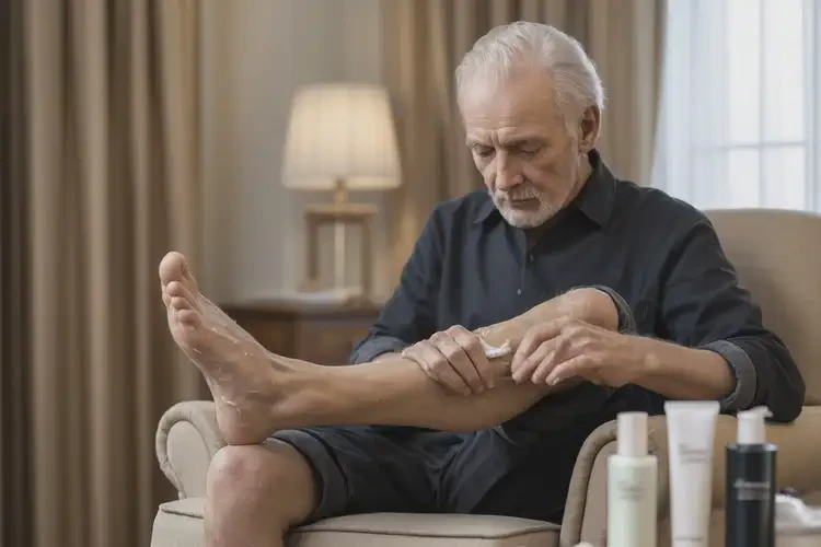 老年人小腿上長(zhǎng)濕疹能夠徹底治愈嗎(圖2)