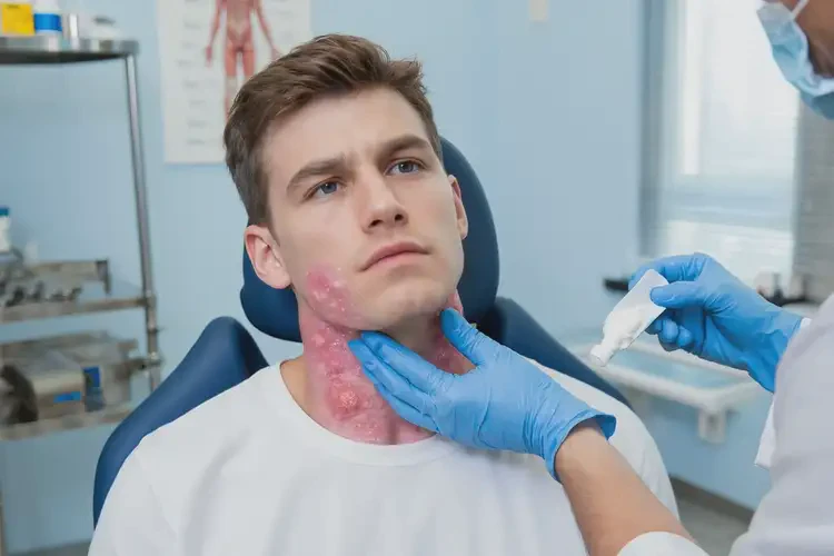 男生脖子經(jīng)常起濕疹不管它會自己好嗎(圖3)