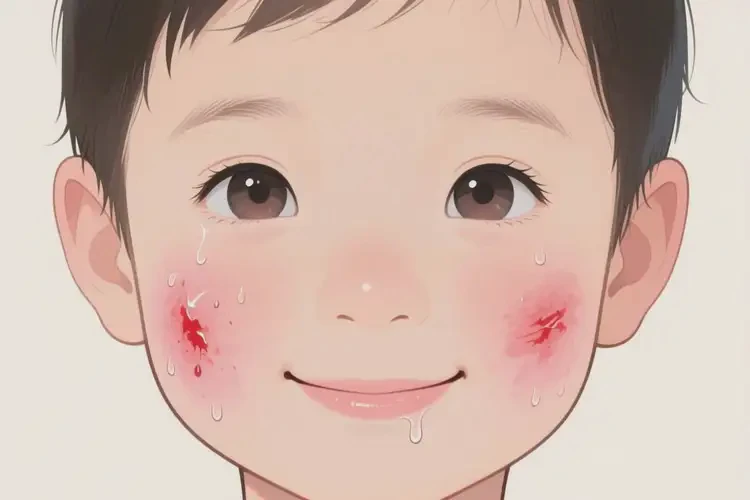 孩子臉上偶爾起濕疹能徹底自愈嗎(圖4)