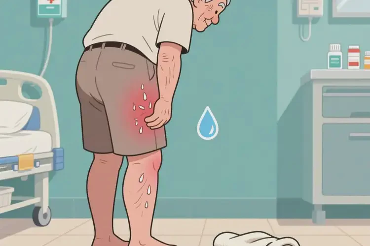 老人屁股出濕疹可不可以徹底自愈(圖1)