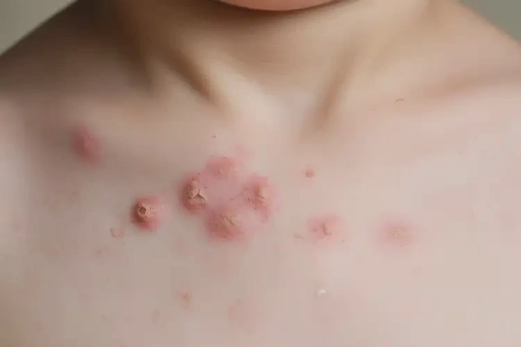 少兒脖子長(zhǎng)濕疹不管它會(huì)自己痊愈嗎(圖4)