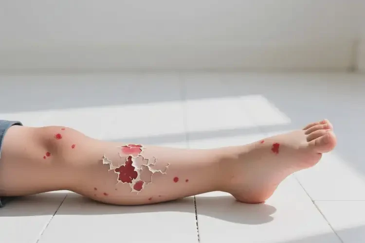 小孩四肢長濕疹能靠自己自愈嗎(圖2)