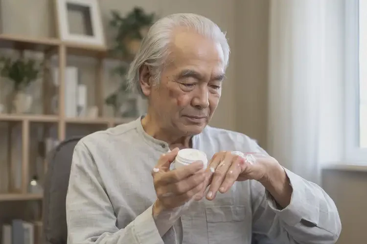 高齡老人手臂上容易起濕疹不管它會自己自愈嗎(圖3)