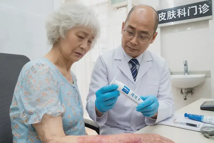 老年人手臂上起濕疹可以徹底自愈嗎(圖3)