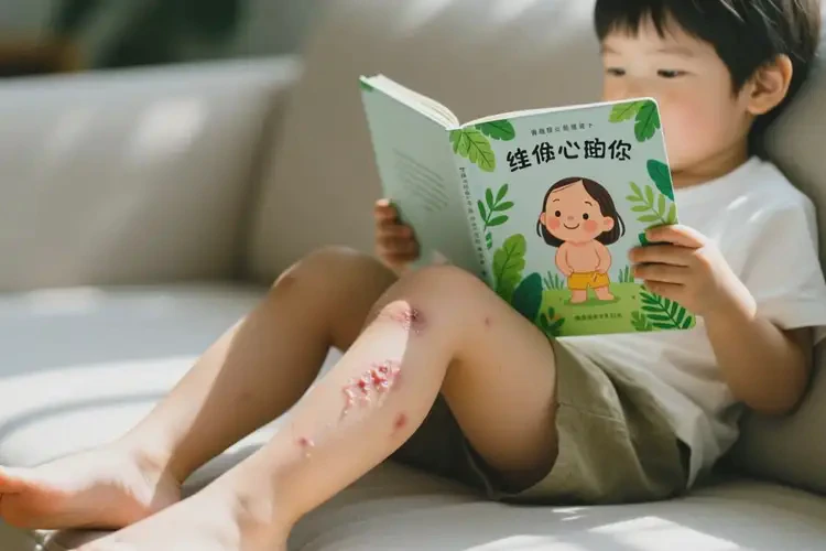 孩子小腿容易长湿疹不管它会自己自愈吗(图3)